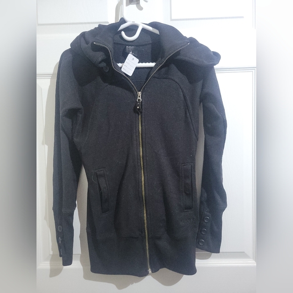 Burton Sweaters - Burton Black Zip Up Hoodie